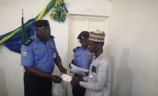 ZAMFARA CP, ELKANNAH PRESENTS OVER 4 MILLION NAIRA CHEQUE TO FAMILIES OF DECEASED OFFICERS