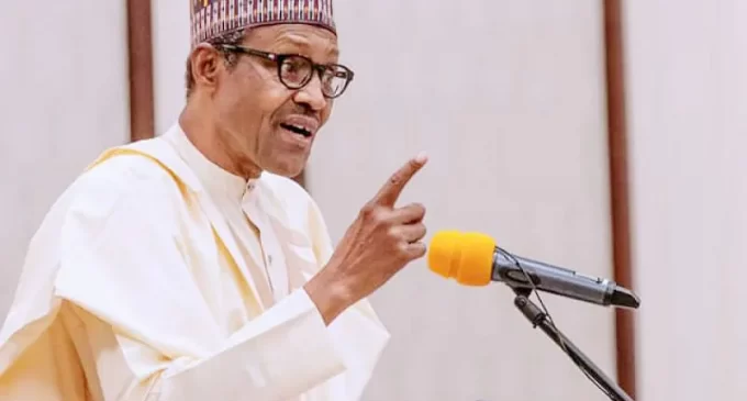 PRESIDENT BUHARI WARNS NO ONE HAS RIGHT TO CARRY AK-47