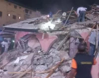 FIVE DIE, 23 RESCUED AS LAGOS THREE-STOREY BUILDING COLLAPSES
