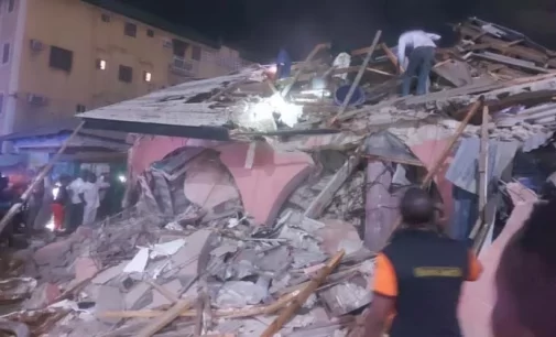 FIVE DIE, 23 RESCUED AS LAGOS THREE-STOREY BUILDING COLLAPSES