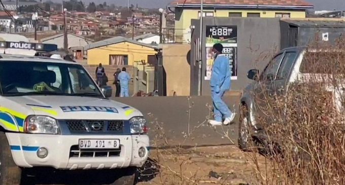 AT LEAST 15 SHOT DEAD IN SOUTH AFRICA BAR