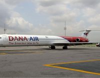 NCAA SUSPENDS DANA AIR INDEFINITELY