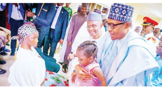 FEDERAL GOVERNMENT REVIEWS RAIL SECURITY, BUHARI MEETS FREED HOSTAGES