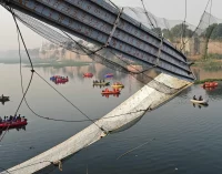 INDIA BRIDGE COLLAPSE CLAIMS OVER 100 PEOPLE