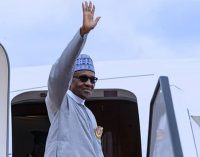 FORMER PRESIDENT BUHARI LEAVES EAGLE SQUARE FOR DAURA