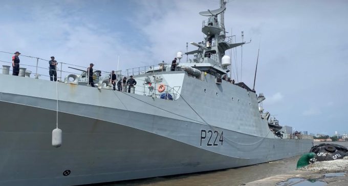 UK WARSHIP ARRIVES NIGERIA TO SUPPORT MARITIME SECURITY